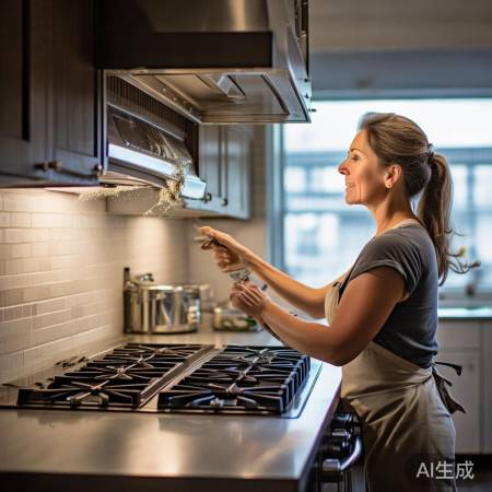 安全清洗油烟机,断电选无害清洗