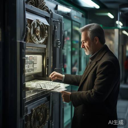 保险柜与银行连接，ATM提现便