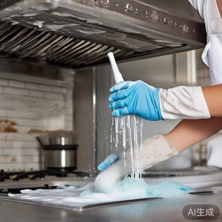 “油烟机内部清洗，小心别损零件