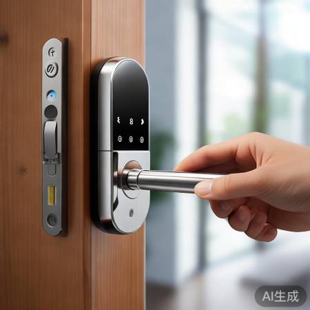 智能锁电池续航好，定期检查防尴