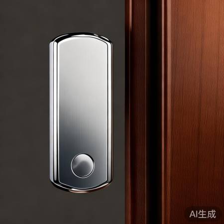 正泰指纹锁，简约银色，门锁颜值