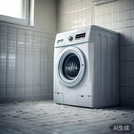 洗衣机勿放潮地，防细菌滋生。