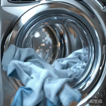 洗净力强洗衣机，衣物洁净如新。