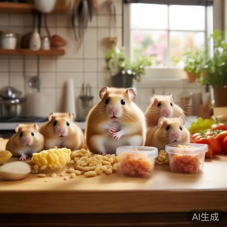 仓鼠食冰箱存，五大益处保健康。