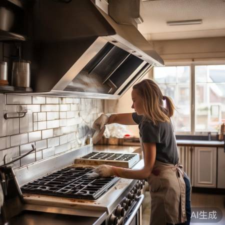 定期清洗油烟机，干净利落！