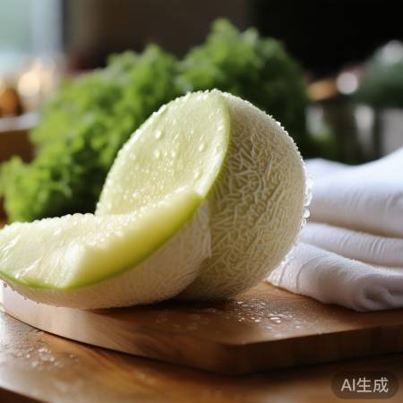 “冬瓜清洗晾干防变质”