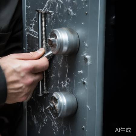 换特殊防盗螺丝，防撬开。