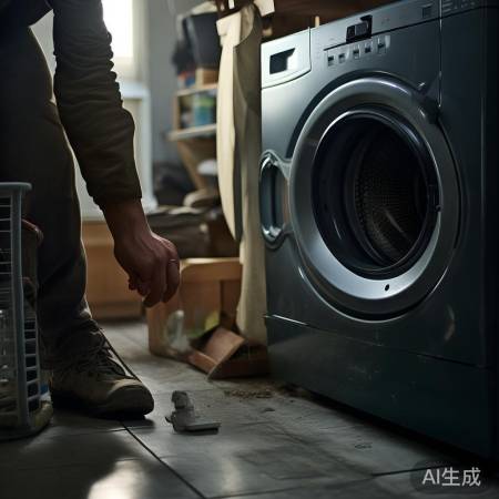 断电开盖，排水管取出