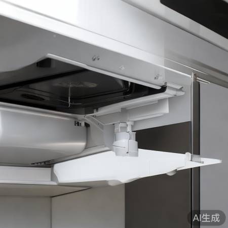 烟道连接集成灶，密封牢固防油烟