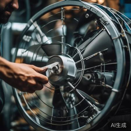 风扇叶片平衡，电机异响调换。