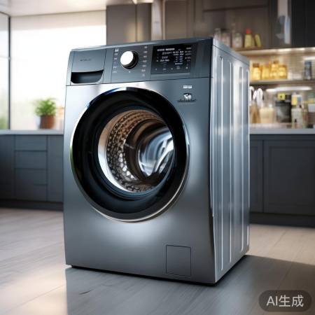 新型洗衣机节能环保，智能升级。