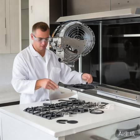 拆装容声油烟机风机教程