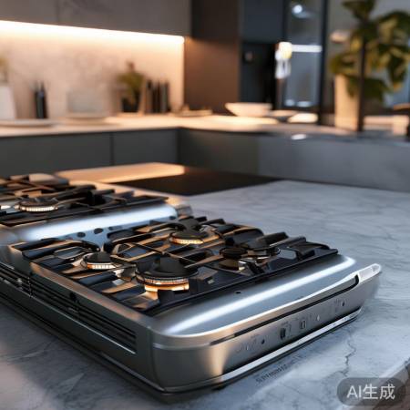 智能灶电池易换,安全至上