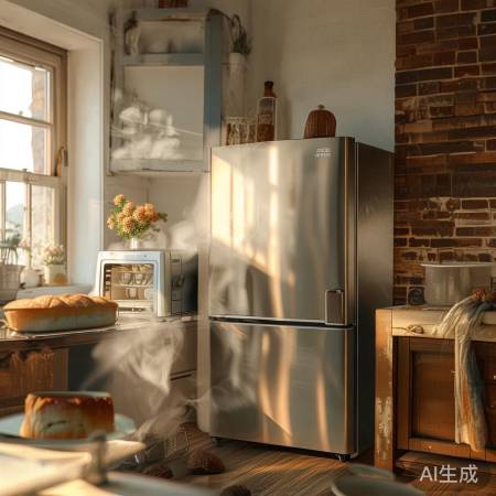 冰箱烤面包机,温馨早餐时刻