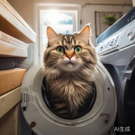 猫咪钻洗衣机：揭秘猫猫奥秘