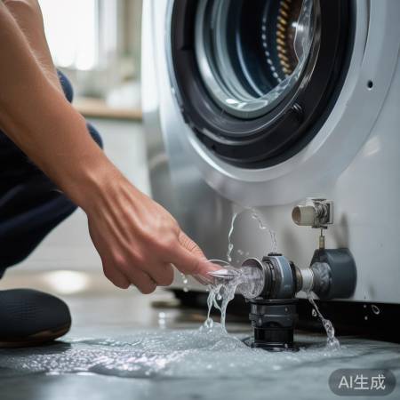 “洗衣排查第一步:检进水阀异物